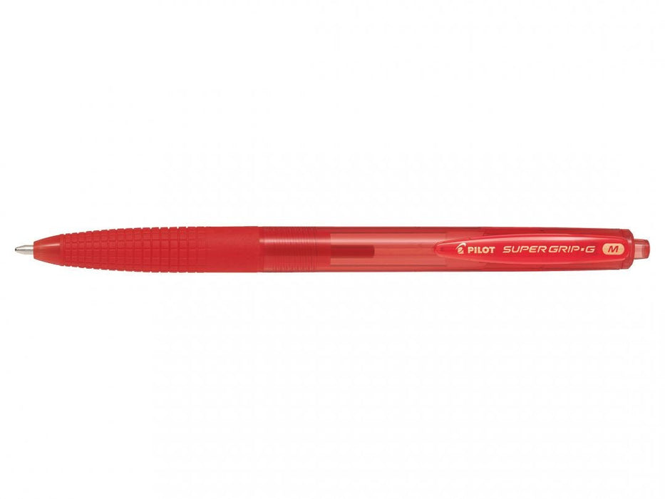 Pilot Boligrafo Retractil Supergrip G Tinta Aceite Trazo 0,4mm Rojo