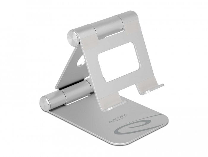 EAN 4043619184330 - DeLOCK 18433 soporte Soporte activo para teléfono móvil Tablet/UMPC Plata imagen 1