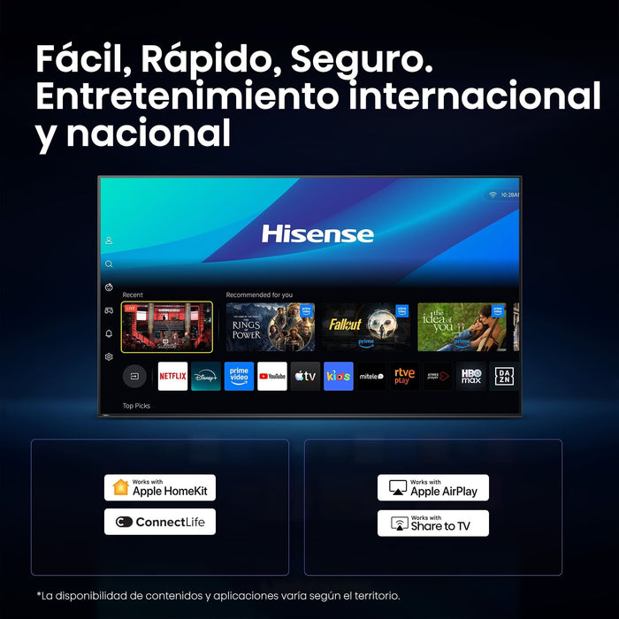 Tv Hisense 32a5s 32" Fhd Qled Smart Tv Dolby Atmos Modo Juego Airplay