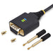 EAN 0065030898362 - StarTech.com 1P1FFCN-USB-SERIAL cable de serie Negro 0,3 m USB tipo A DB-9 imagen 8