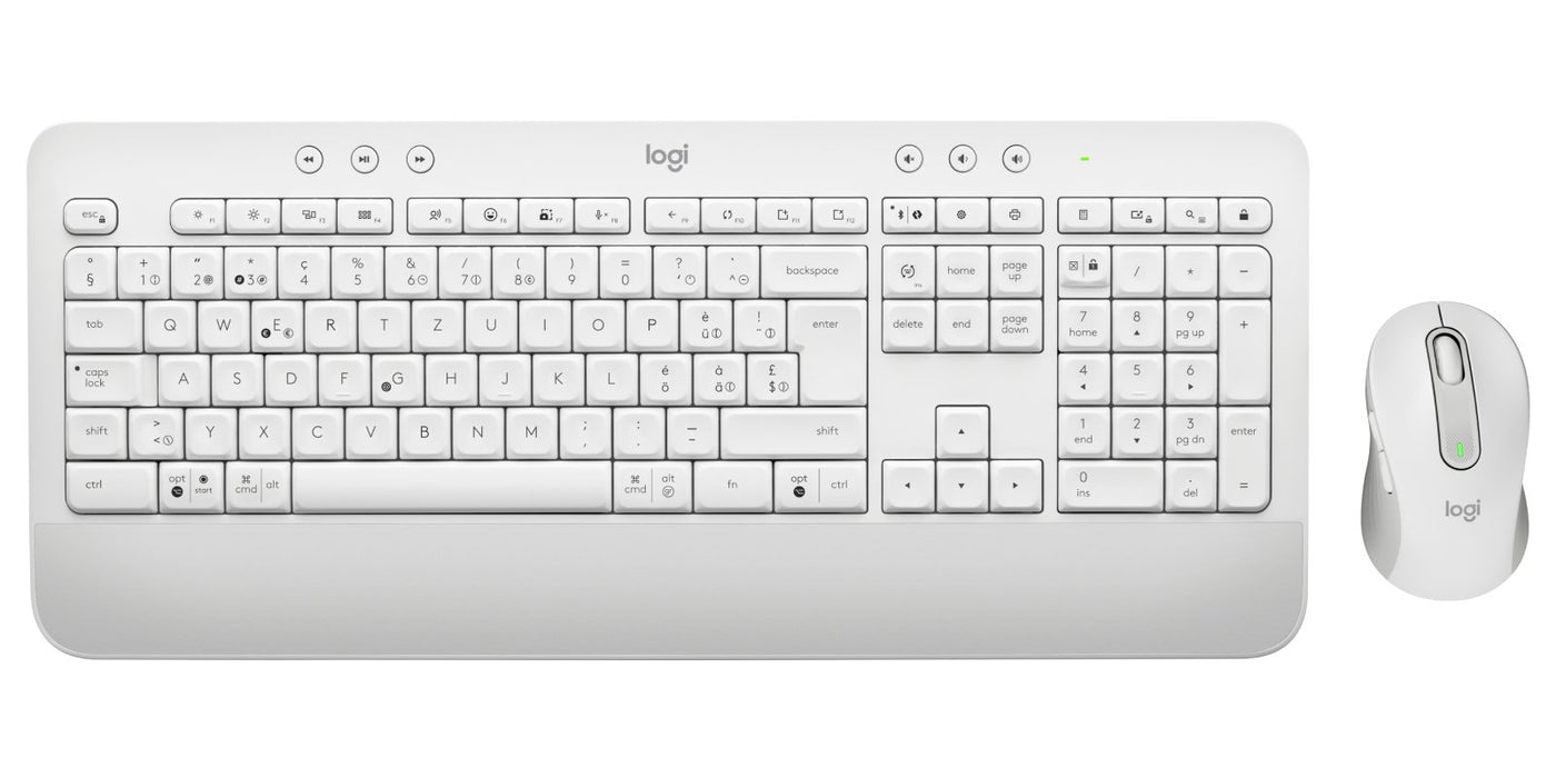 EAN 5099206105317 - Logitech 920-011021 teclado Ratón incluido Oficina Bluetooth QWERTZ Suizo Blanco imagen 1