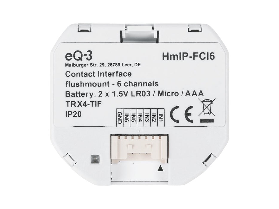 EAN 4047976535019 - Homematic IP HmIP-FCI6 interruptor de luz Blanco imagen 3