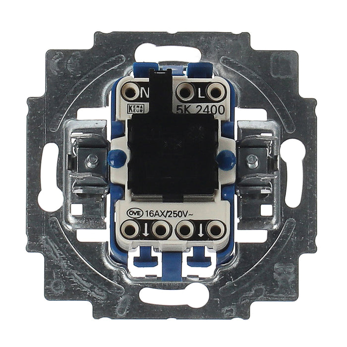 EAN 4011395223819 - Busch-Jaeger 2400/5 USK Interruptor oscilante Azul, Cromo imagen 4