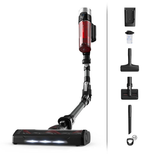EAN 3221616046238 - Rowenta RH2078 Aspiradora escoba 2 en 1 Batería Secar Sin bolsa 0,4 L 250 W Negro, Rojo imagen 1