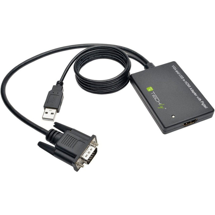 Techly Idata Hdmi-Vga3 Adaptador Hdmi A Svga+Usb