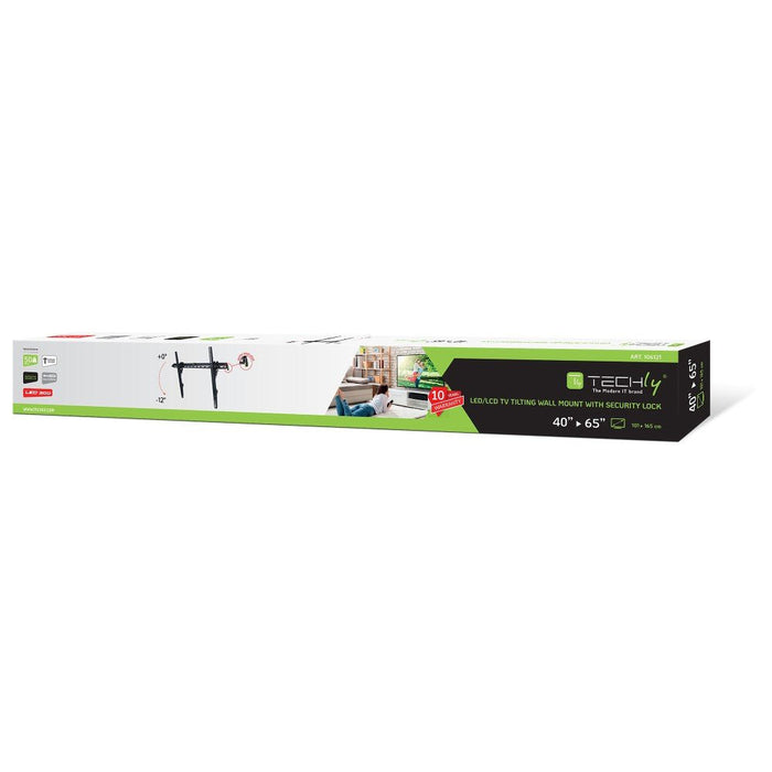 Techly Ica-Plb 133lty Soporte De Pared Para Tv 40-65" Led/Lcd 50kg Inclinable Slim 37mm