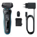 EAN 4210201432593 - Braun Series 5 51-M1000s Máquina de afeitar de láminas Negro, Azul imagen 5