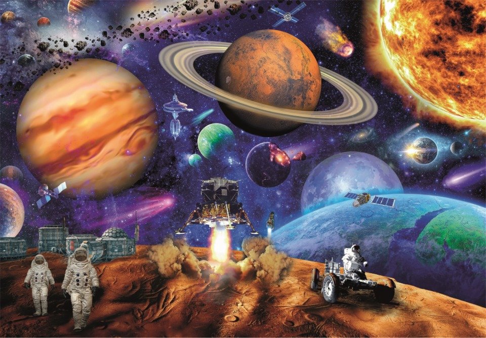 EAN 8005125217243 - Clementoni Supercolor 21724 puzzle Puzzle rompecabezas 300 pieza(s) Espacio imagen 2