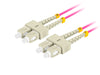 EAN 5901969433302 - Lanberg FO-SUSU-MD41-0010-VT Cable de fibra óptica e InfiniBand 1 m SC Violeta imagen 2