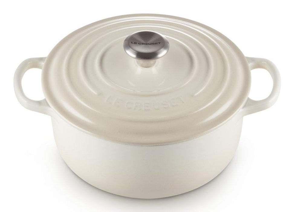 Le Creuset 21177207164430 Gusseisen Bräter, 20cm, Meringue