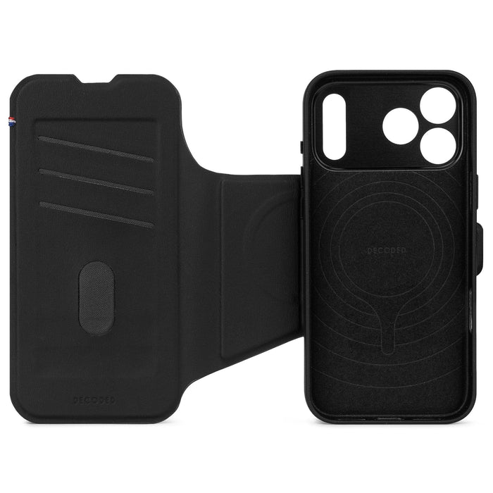 Decoded Silicone Detachable Wallet Ip 17 Pro Max Black