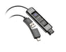 EAN 0197029650078 - HP Poly DA85-M USB to QD Black Adapter TAA Adaptador de interfaz imagen 1