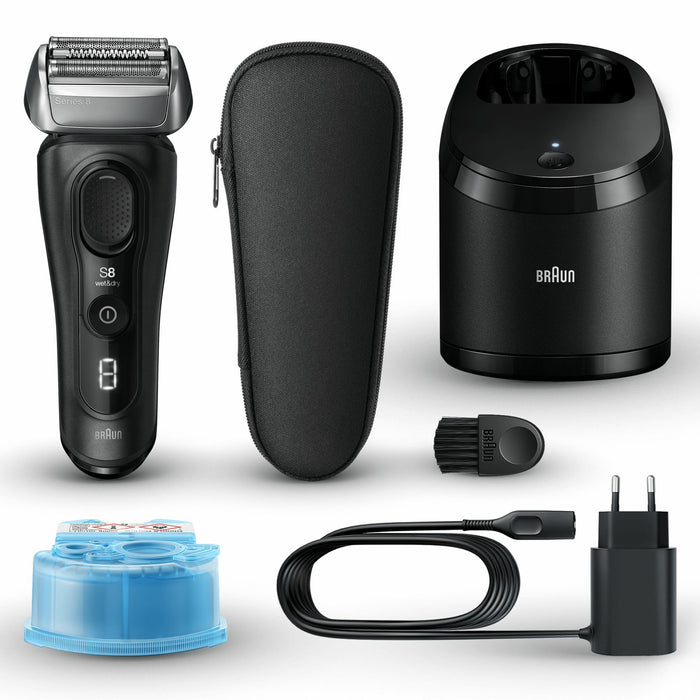 EAN 7500435218184 - Braun Series 8 8560cc Wet & Dry Máquina de afeitar de láminas Recortadora Negro imagen 2
