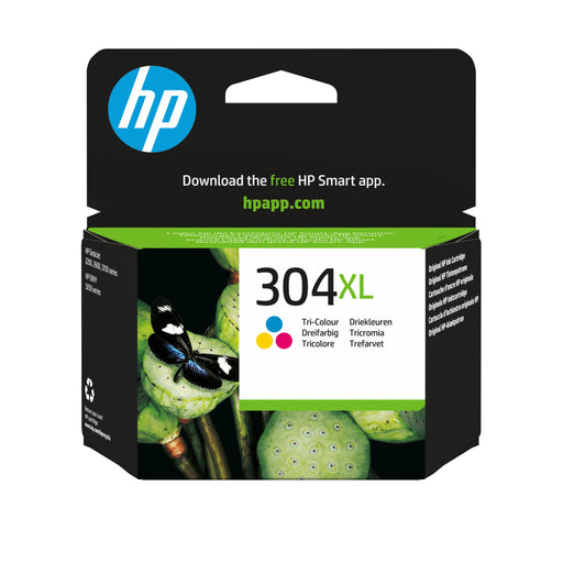 EAN 0889894860781 - HP 304XL Tri-color Original Ink Cartridge cartucho de tinta 1 pieza(s) Alto Cian, Magenta, Amarillo imagen 1