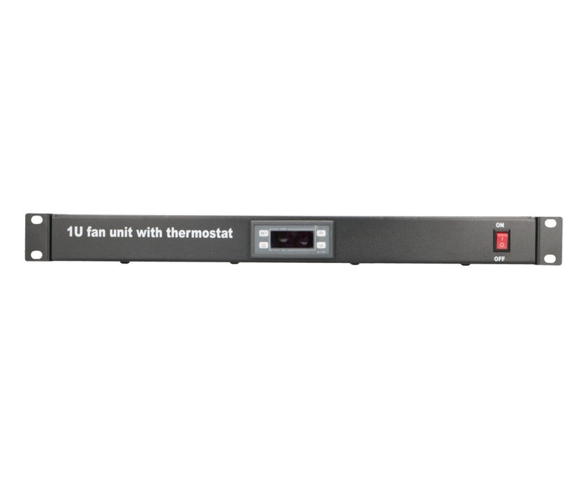 EAN 5903148919089 - Extralink 19\" RACK MOUNT FAN PANEL (2 FANS) WITH THERMOSTAT Panel del ventilador imagen 2