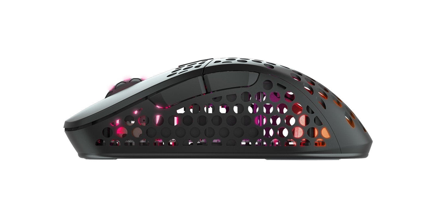 Xtrfy M4 Rgb Ratón Ergonómico Óptico Inalámbrico 2.4 Ghz Receptor Inalámbrico Usb Negro