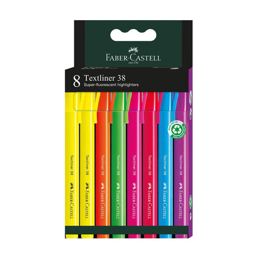 EAN 9555684697219 - Faber-Castell 157778 marcador 8 pieza(s) Azul, Verde, Naranja, Rosa, Púrpura, Rojo, Amarillo imagen 1