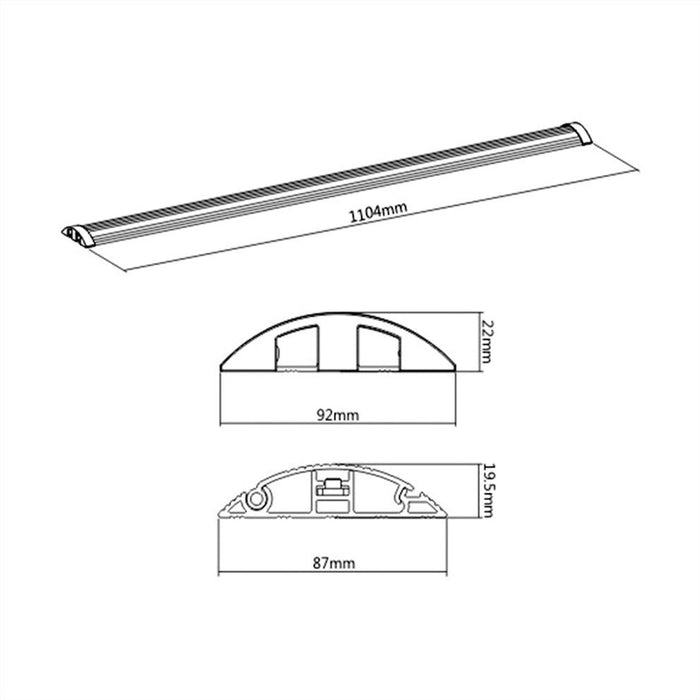 EAN 7630049614598 - ROLINE 19.08.3107 organizador de cables Piso Negro, Plata imagen 2