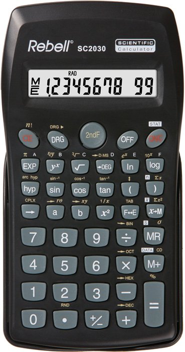 EAN 8595179504180 - Rebell SC2030 calculadora Bolsillo Calculadora científica Negro imagen 1