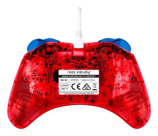 EAN 708056068295 - PDP Rock Candy: Mario Punch Rojo, Translúcido USB Gamepad Analógico/Digital Nintendo Switch, Nintendo Swit imagen 2
