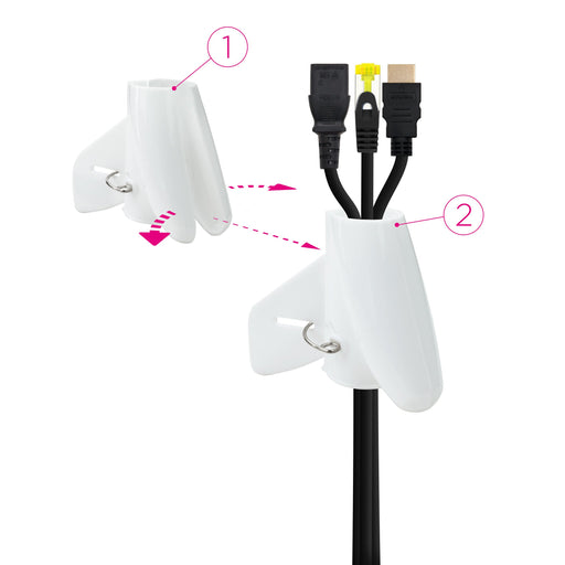 EAN 8433281012455 - Nanocable 10.36.0003-W pasacables 2,5 cm imagen 2