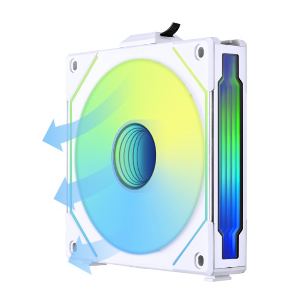 EAN 4718466017680 - Lian Li UF-RSLIN120-1W sistema de refrigeración para ordenador Carcasa del ordenador Ventilador 12 cm Bla imagen 5
