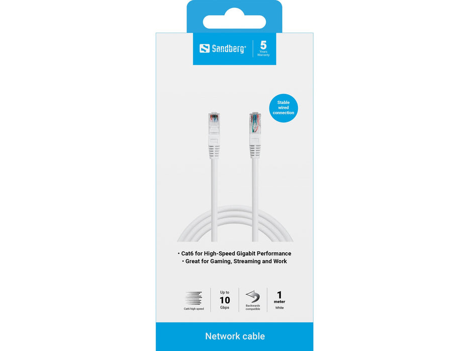 EAN 5705730506932 - Sandberg 506-93 cable de red Blanco U/UTP (UTP) imagen 2