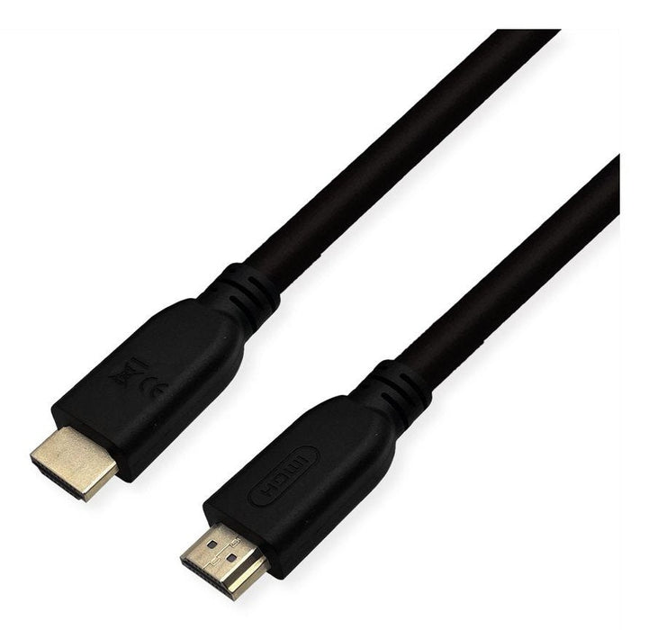 Roline Rm 8k Hdmi Ultra Hd Cable Mit Ethernet, St St, Schwarz, 2 M
