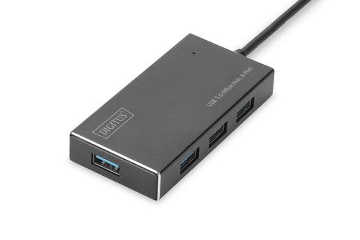 EAN 4016032444244 - Digitus DA-70240-1 hub de interfaz USB 3.2 Gen 1 (3.1 Gen 1) Type-A 5000 Mbit/s Negro imagen 1