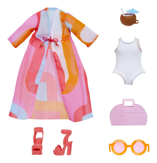 EAN 0035051521662 - Rainbow High Fashion Pack Pool Theme Juego de ropita para muñeca imagen 1