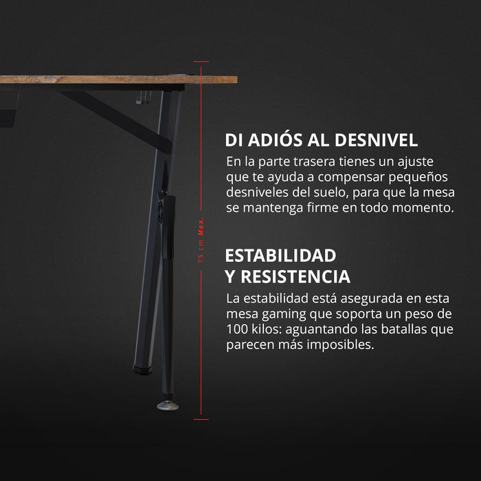 Mesa Gaming Drift  Dz175 Avanzado Madera