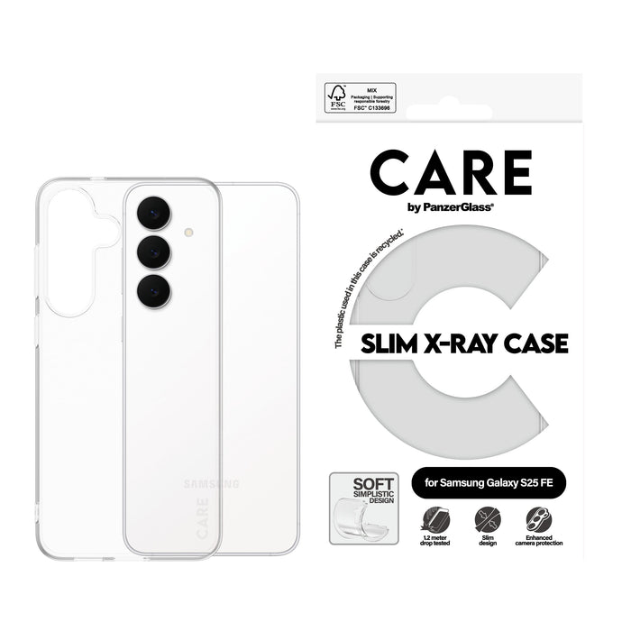 EAN 5715685031632 - PanzerGlass CARE™ by ® X-Ray Case Samsung Galaxy S25 FE 5G funda para teléfono móvil Transparente imagen 2