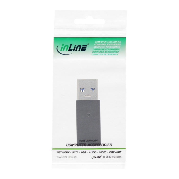 Adaptador Inline Usb 3.2 Gen.2, Usb-A Macho A Usb-C Hembra (Gen.1)