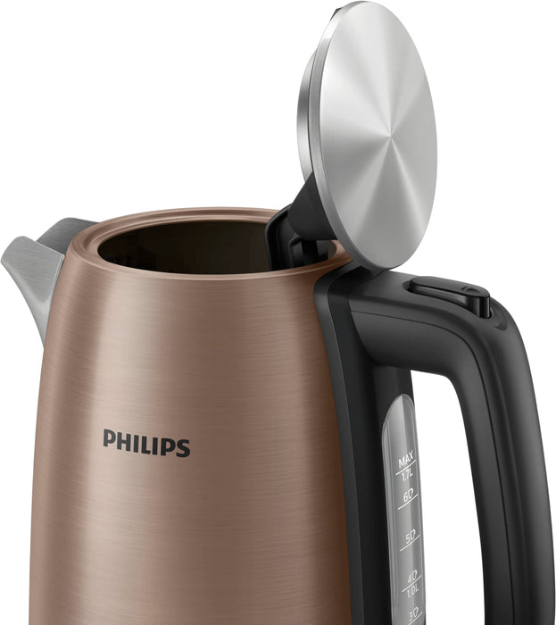 EAN 8720389013867 - Philips Viva Collection HD9355/92 tetera eléctrica 1,7 L 1900 W Negro, Cobre imagen 4