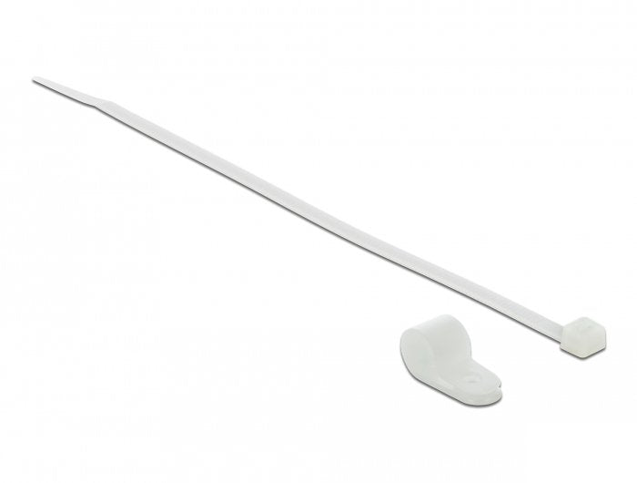 Delock 18869 Presilla Brida Tipo Escalera Nylon Blanco 10 Pieza(S)