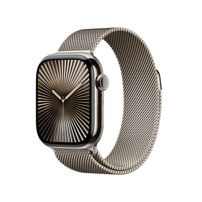 EAN 0195949563973 - Apple Watch Series 10 OLED 42 mm Digital 374 x 446 Pixeles Pantalla táctil 4G Titanio Wifi GPS (satélite) imagen 1