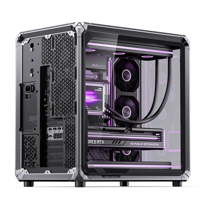 Caja Atx Jonsbo X400 Pro Cristal Templado Curvo Gris