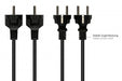 EAN 4014619602483 - Alcasa P0030-S050 cable de transmisión Negro 5 m Enchufe tipo E+F C13 acoplador imagen 3