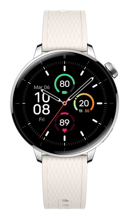 EAN 6921815628996 - OnePlus Watch 3 43mm 3,35 cm (1.32") AMOLED Digital 466 x 466 Pixeles Pantalla táctil Plata Wifi GPS (sat imagen 1