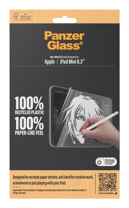 EAN 5715685000379 - PanzerGlass ® GraphicPaper® Screen Protector iPad Mini 8.3'' (2021, 2024) | Ultra-Wide Fit Protector de p imagen 3