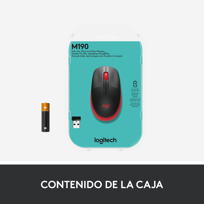 EAN 5099206091856 - Logitech 910-005908 ratón Oficina Ambidextro RF inalámbrico Óptico 1000 DPI imagen 12