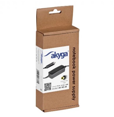 EAN 5901720133625 - Akyga AK-ND-38 adaptador e inversor de corriente Auto/Interior 60 W Negro imagen 4