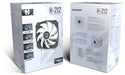 EAN 8436532164323 - NOX Hummer H-212 Procesador Enfriador 12 cm Aluminio, Negro, Blanco 1 pieza(s) imagen 6