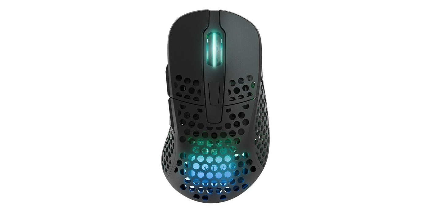 Xtrfy M4 Rgb Ratón Ergonómico Óptico Inalámbrico 2.4 Ghz Receptor Inalámbrico Usb Negro