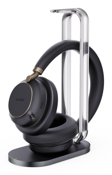 Auriculares Yealink Azultooth Bh76 Plus Con Soporte De Carga Teams Negro Usb-C A