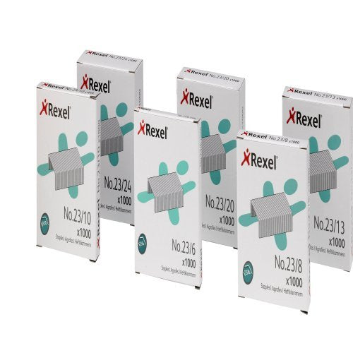 EAN 5028252135221 - Rexel No.23/13mm Paquete de grapas 1000 grapas imagen 2