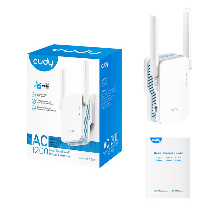 EAN 6971690790165 - Cudy RE1200 amplificador de señal Wi-fi imagen 4