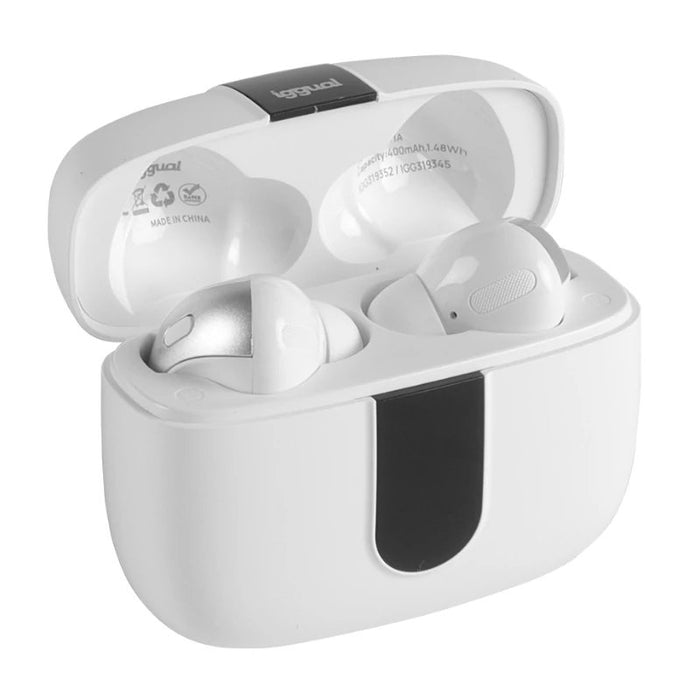 EAN 8435364319352 - iggual True Sound True Wireless Stereo (TWS) Dentro de oído Llamadas/Música Blanco imagen 3