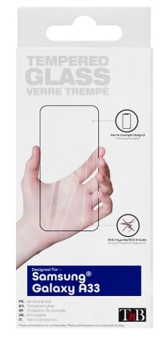 Tnb Full Tempered Glass Protection For Samsung Galaxy A33 Transparent