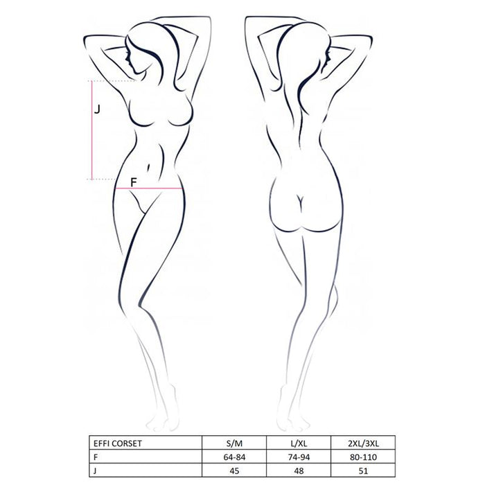 Effi Corset Blanco Talla (Interno):S/M